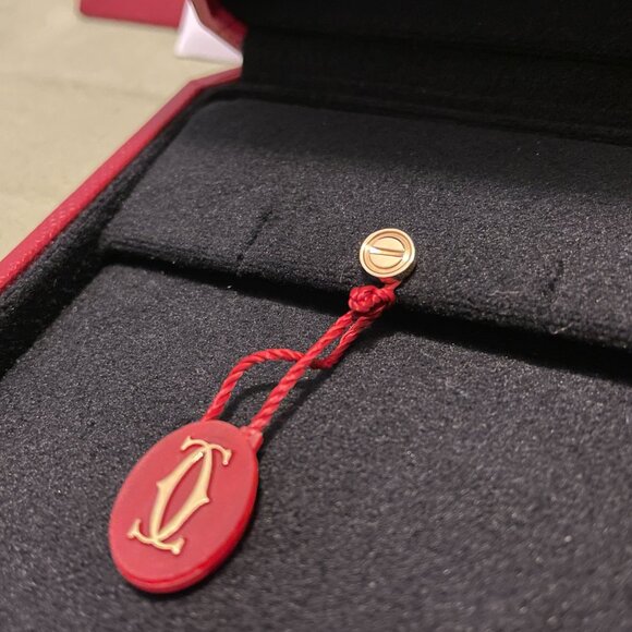 New CARTIER LOVE 18k YG Single Unisex Earring - Picture 4 of 8